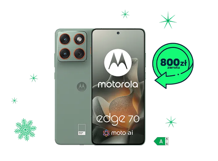 Kup edge 70 i odbierz zestaw akcesoriów o wartości 1100 zł od motorola