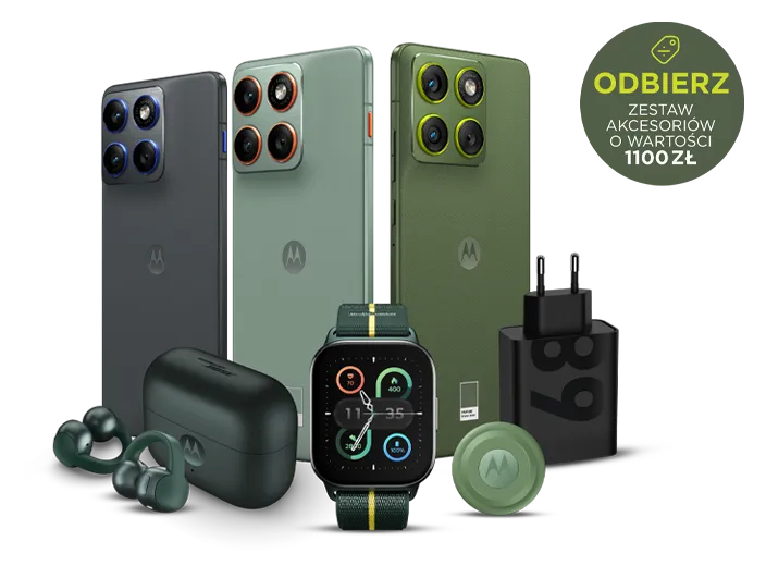 Kup edge 70 i odbierz zestaw akcesoriów o wartości 1100 zł od motorola