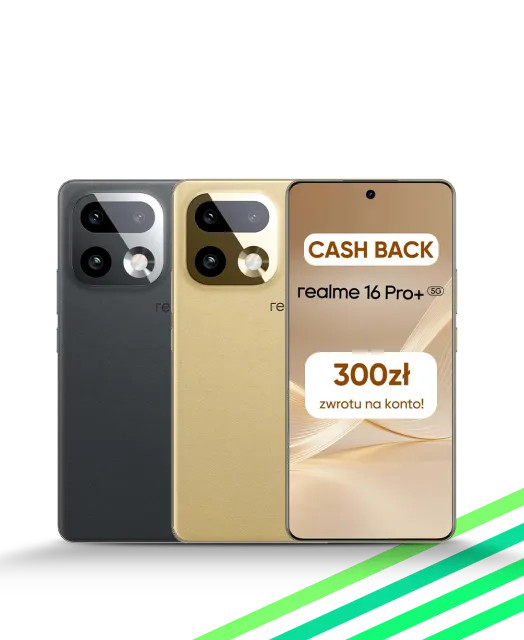 Kup smartfon 16 Pro+ i&nbsp;zyskaj 300&nbsp;zł zwrotu od&nbsp;realme