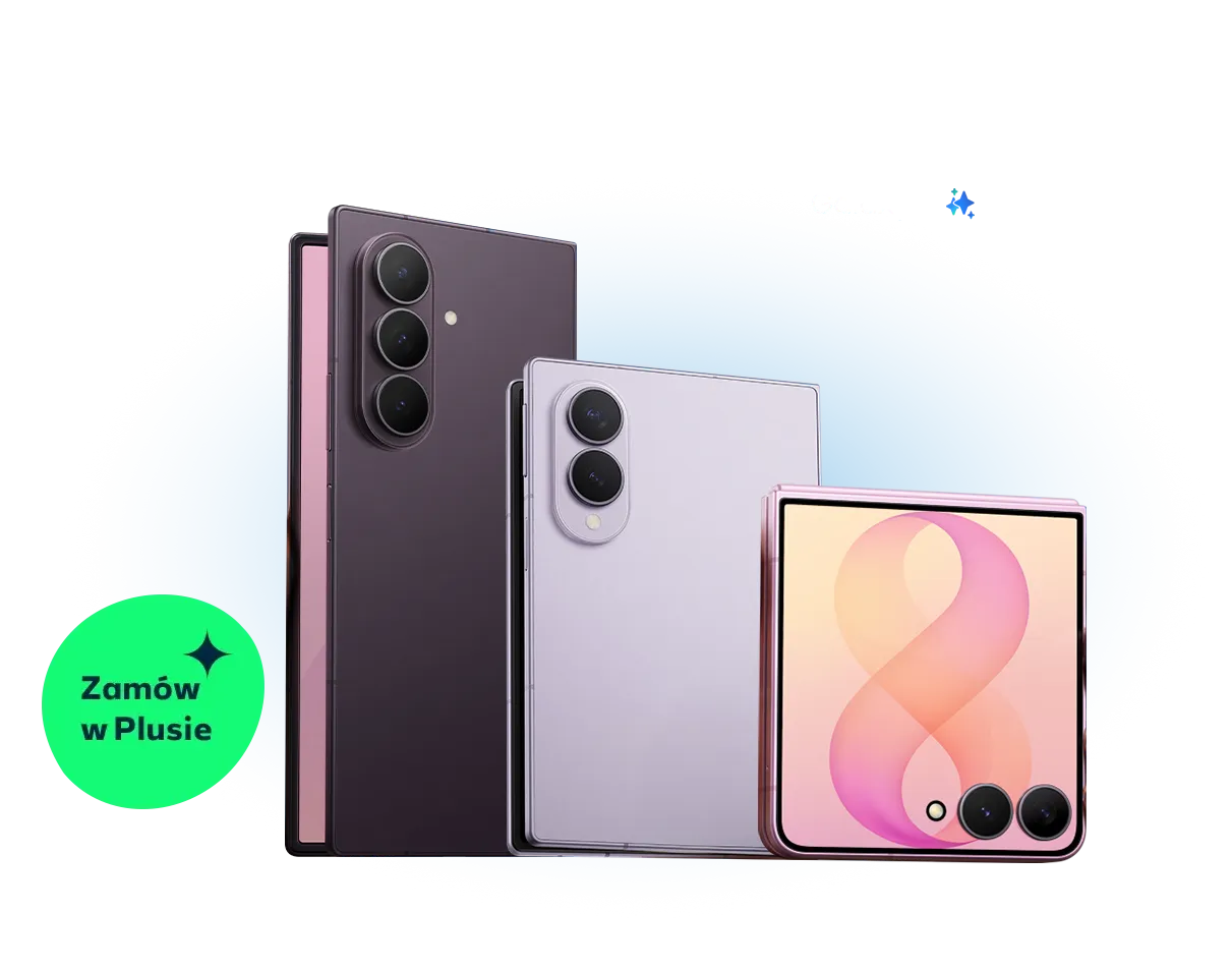 Trzy telefony z serii Galaxy Z