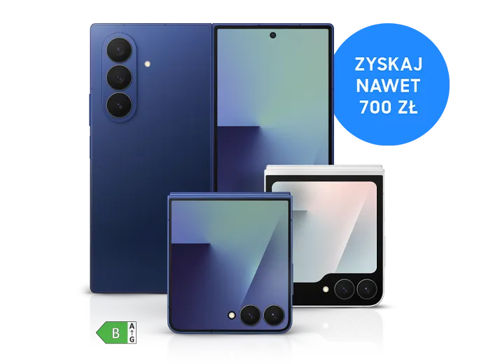 Kup Galaxy Z Fold7, Z Flip7 lub Z Flip7 FE i zyskaj nawet do 700 zł zwrotu