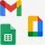 Ikony Gmail, Dokumentów Google i Arkuszy Google