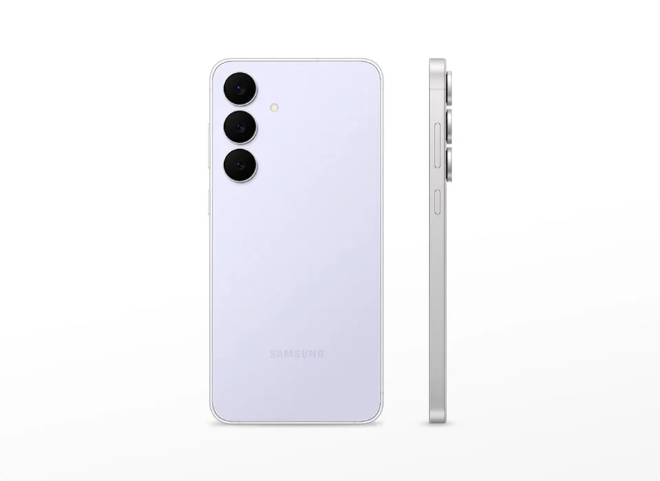 Smartfon Samsung Galaxy S25 FE w kolorze niebieskim