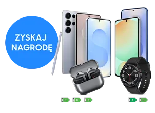 Kup wybrany smartfon z serii Galaxy S25 lub Galaxy S24 FE i otrzymaj słuchawki Galaxy Buds3 Pro lub zegarek Galaxy Watch6 Classic