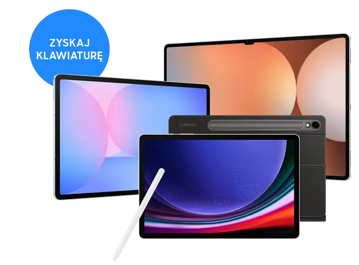Kup tablet z serii Galaxy Tab S10 lub Galaxy Tab S9  i otrzymaj etui z klawiaturą