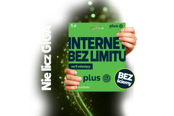 Internet bez limitu na 6 miiesięcy