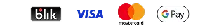 Metody płatności - Blik, Visa, Mastercard, Google Pay