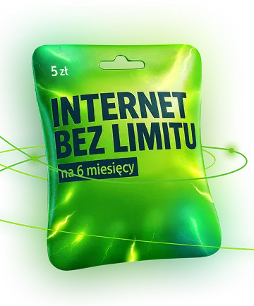 Internet bez limitu na 6 miesięcy