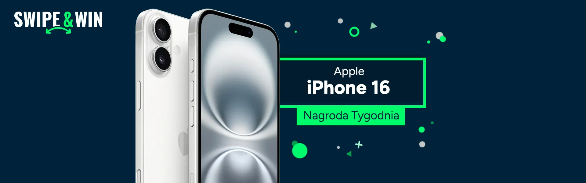 Konkurs Swipe&Win Wygraj Aple iPhone 16