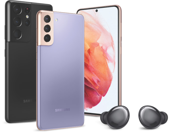 Kup smartfon z serii Galaxy S21, a słuchawki Galaxy Buds Pro otrzymasz w prezencie.